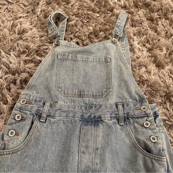 POL Denim OVERALLS Pants / Jumpsuit Women’s Size Small - Picture 4 of 7